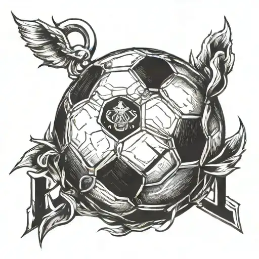 Soccer Ball With Roman Numeral