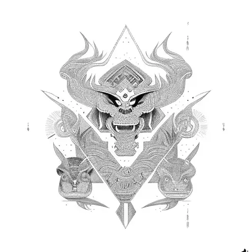 Filipino Tribal Mixed With Asian Art Style