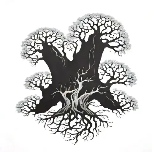 Poision Tree With Tree Trunk Fading From Finger