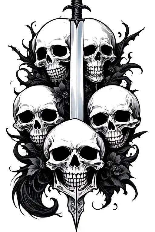 Skulls With A Sword