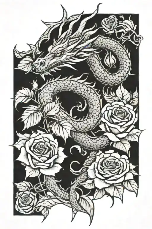 Dragon & Roses Growing