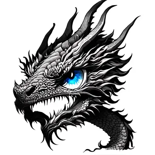 Dragon Blue Eyes