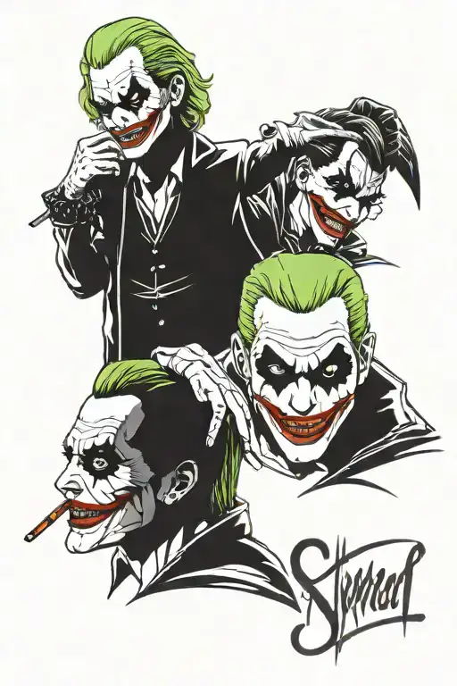 Joker Harley Quinn Joker Speak No See No Hear No Evil