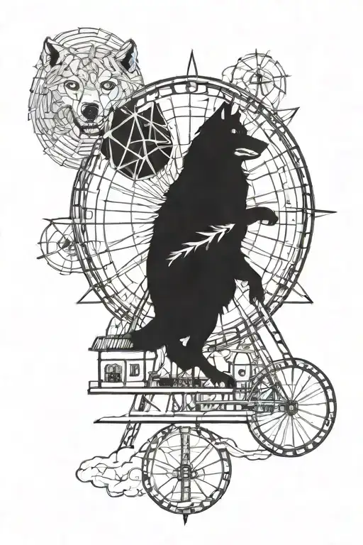 Ferris Wheel Time Welth Family Death Wolf
