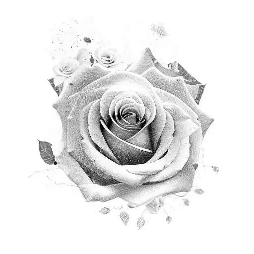 A Surreal Representation Of Your Grandmother's Spirit Transforming Into A Vibrant Rose