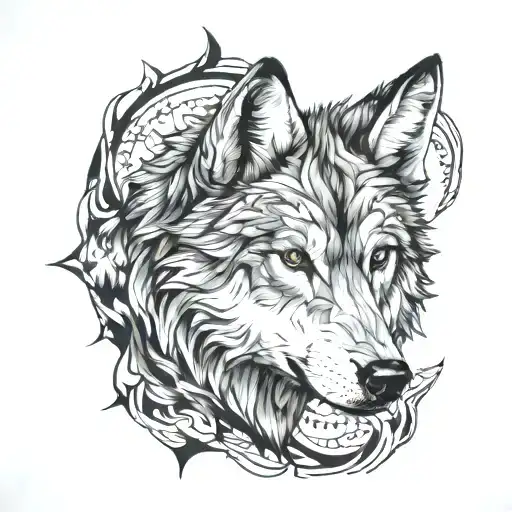 Wolf With Meaningfull Personal