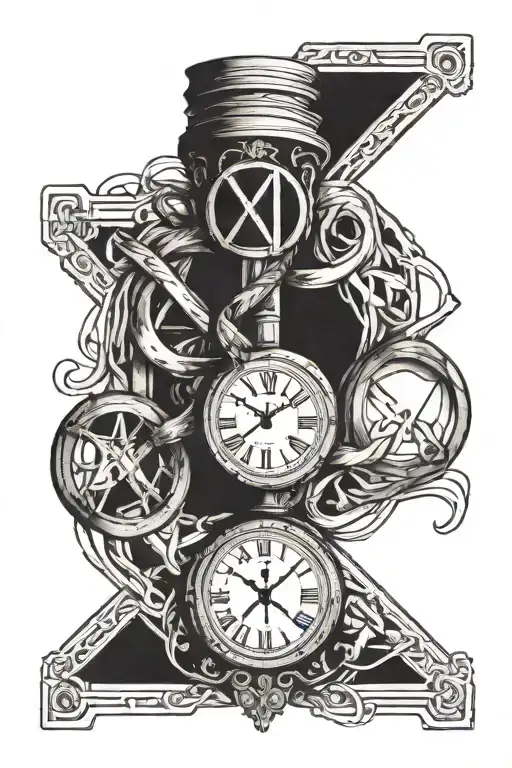 Roman Numeral Dates Intertwined