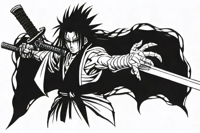 Katana Kenpachi Bleach Character