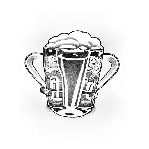 A Group Of Friends Raising Beer Mugs In Celebration