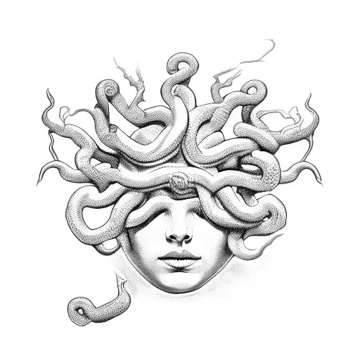 Medusa Blindfolded
