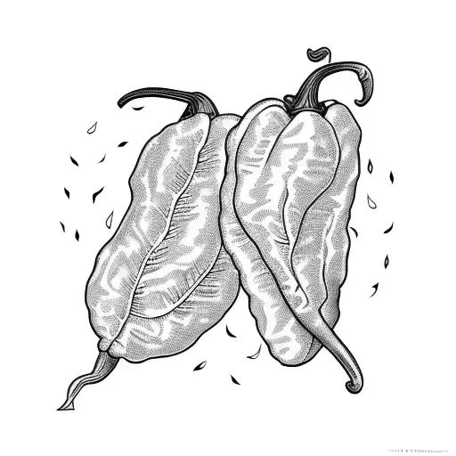 A Vibrant Chili Pepper Plant With Intricate Roots