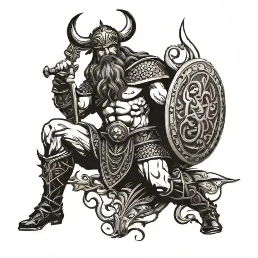 Poseidon Viking Warrior
