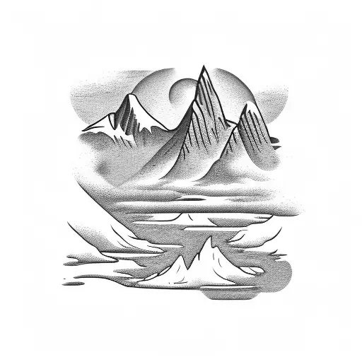 Mountain Scene From The Isle Of Skye