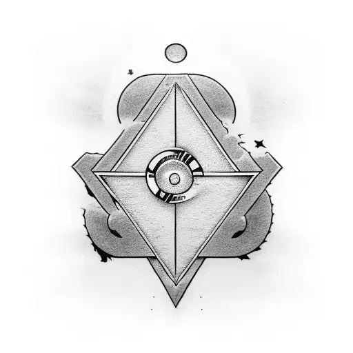 Rolling Stones Logo With A Cross And Heaven Details