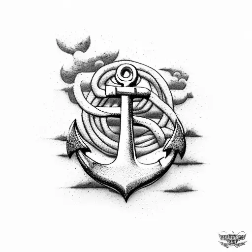 Anchor Crumbling Into Birds