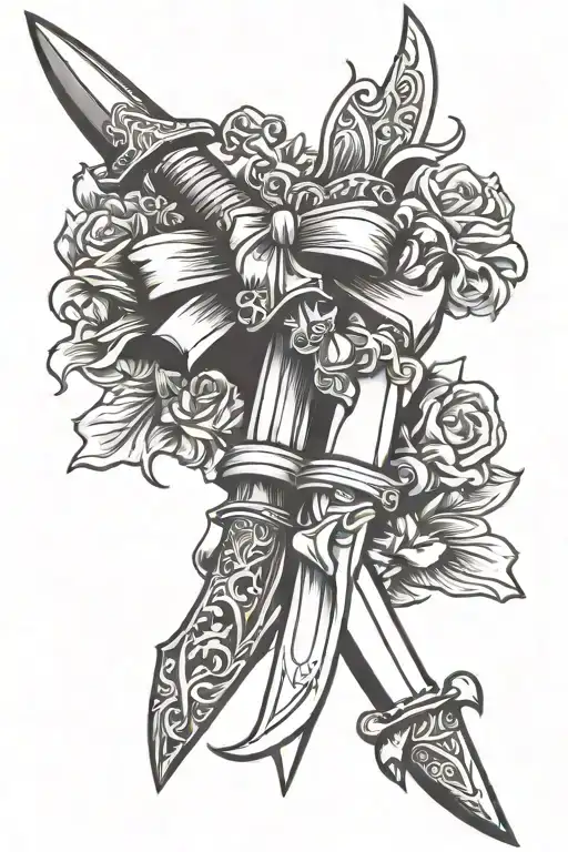 Dagger With Bows