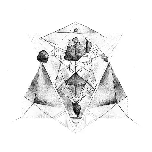 Triangle With Ice Moon