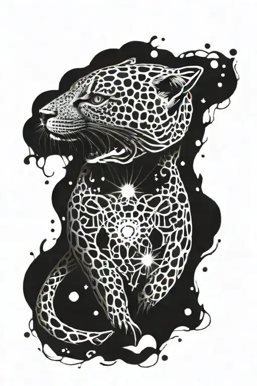 Leoppard Painting A Galaxy