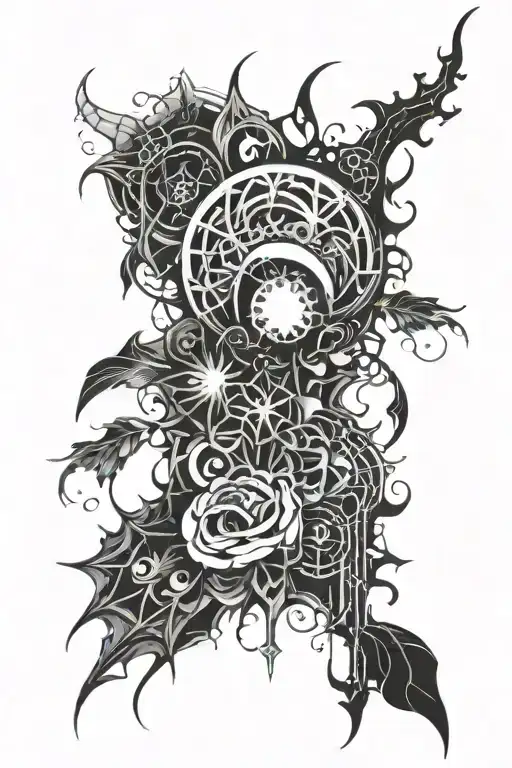 Abstract Gothic Blackout