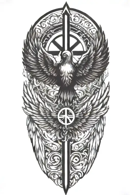 Peace And Lightining And Wings And Conqueror