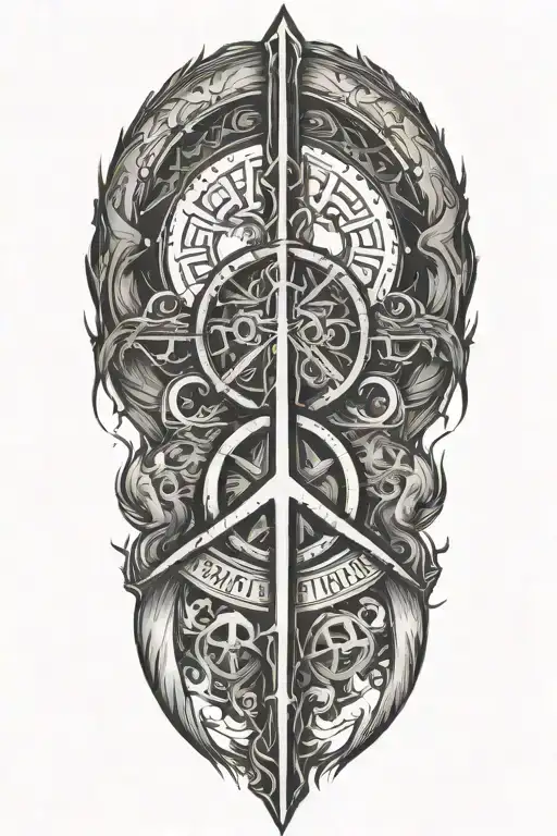 Peace And Lightining And Fighter And Conqueror