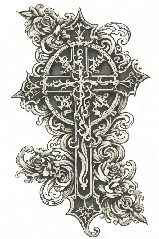 Italy And Catholic Cross