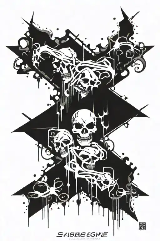 Blackout For Shinbone Using Graffiti Elements