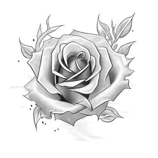 Money Rose And Cards