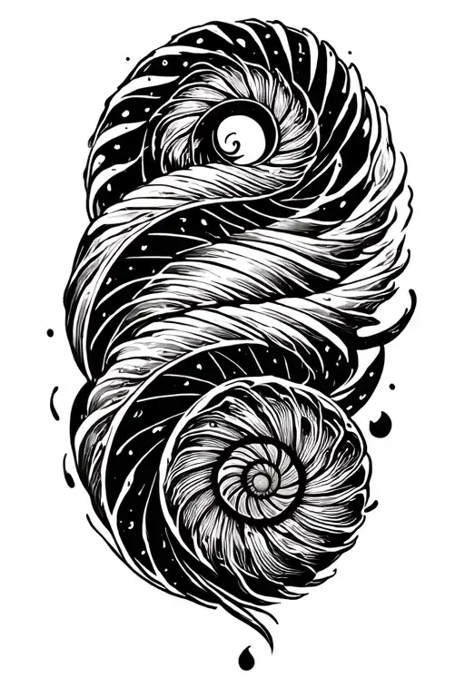 Spiral Tattoo Design