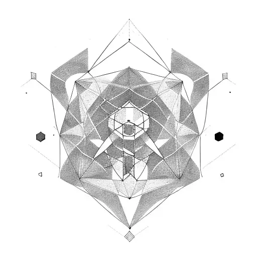 Feminie Hexagon Constellation With A Sagittarius