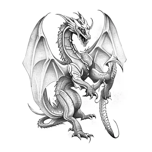 A Fierce Dragon Battling A Mythical Creature In A Video Game-inspired Setting