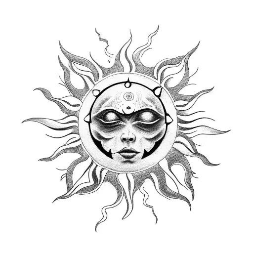 Sun With One Eye