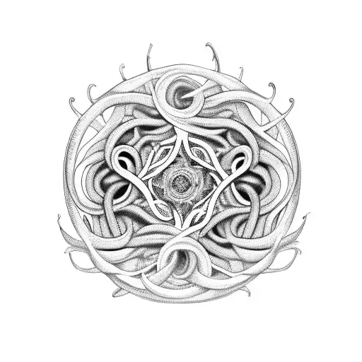 Coiling Black Tendrils