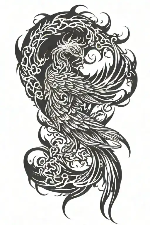 Phoenix Blood Dripping