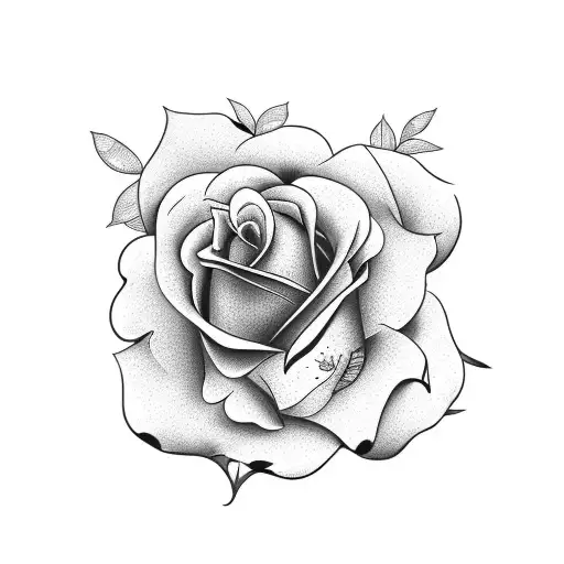 Rose And Lilly And Butterfly