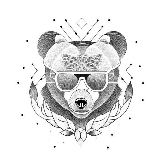 Rad Bear Wearing Sunglasses