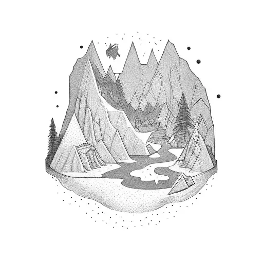 Allegory Of The Cave And Divided Line With Stars