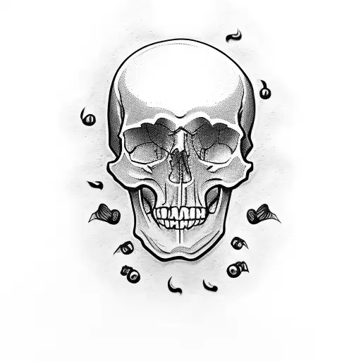 Skull Tequila Cigarette