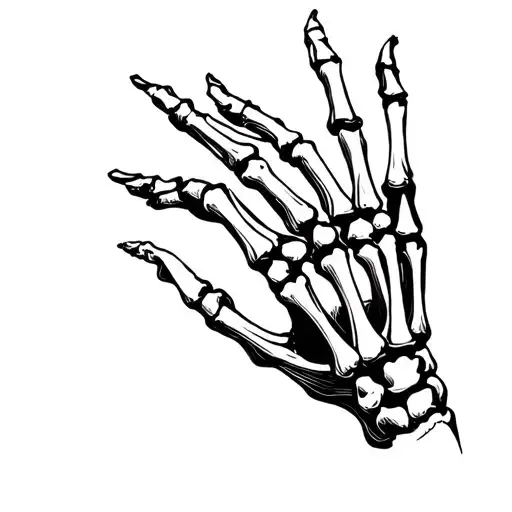 Skeleton Bones Of Hand