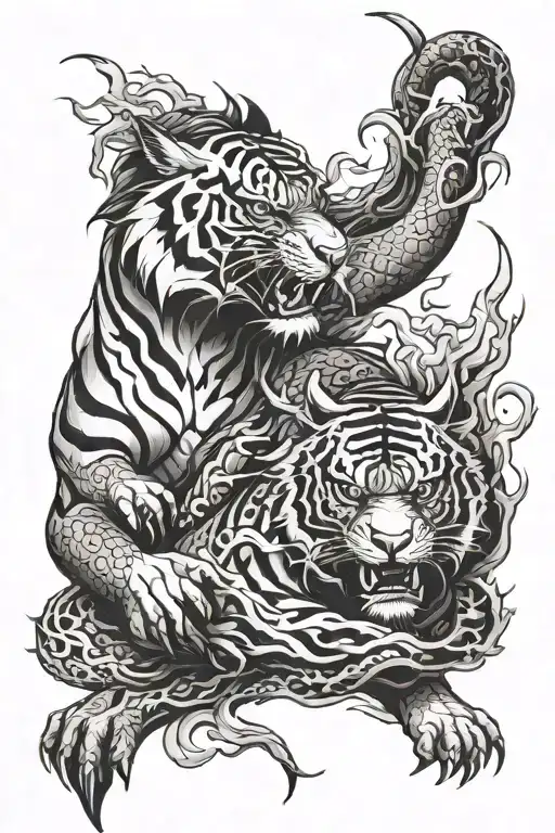Tiger Vs Dragon