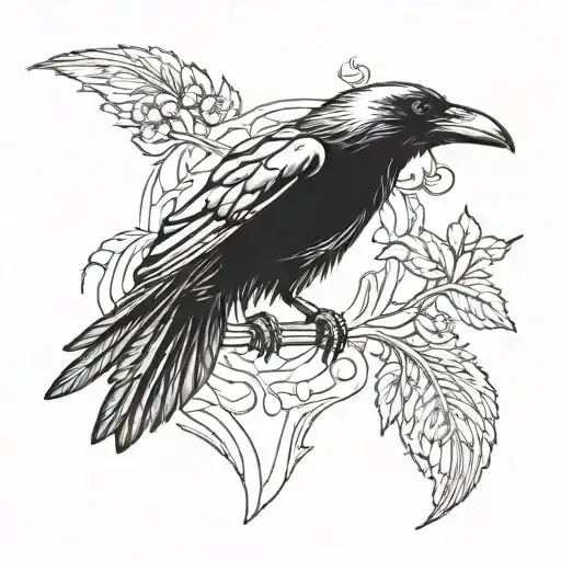 Raven Portrait