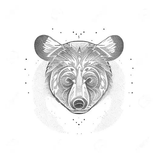 Mouse Connected With Bear