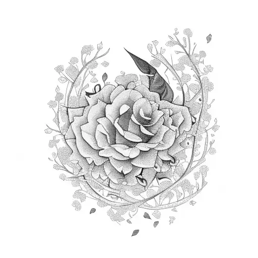 Forest With Flowers That Is Long For The Arm