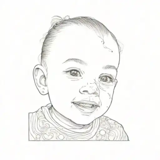 A Little Girl Wearing A Pink Shirt