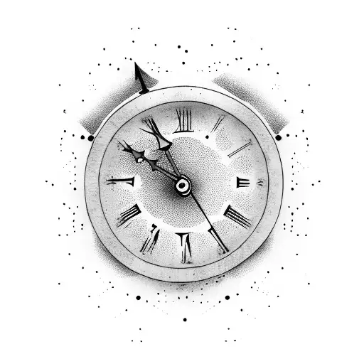 Melting Clock That Says Slipping Away