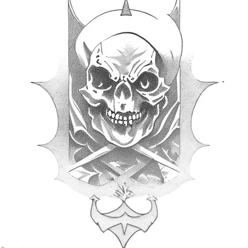 Tarot Card Of An Undead Jester