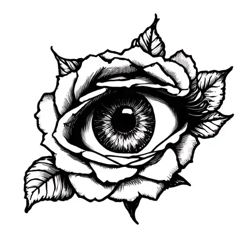 Rose And Eye