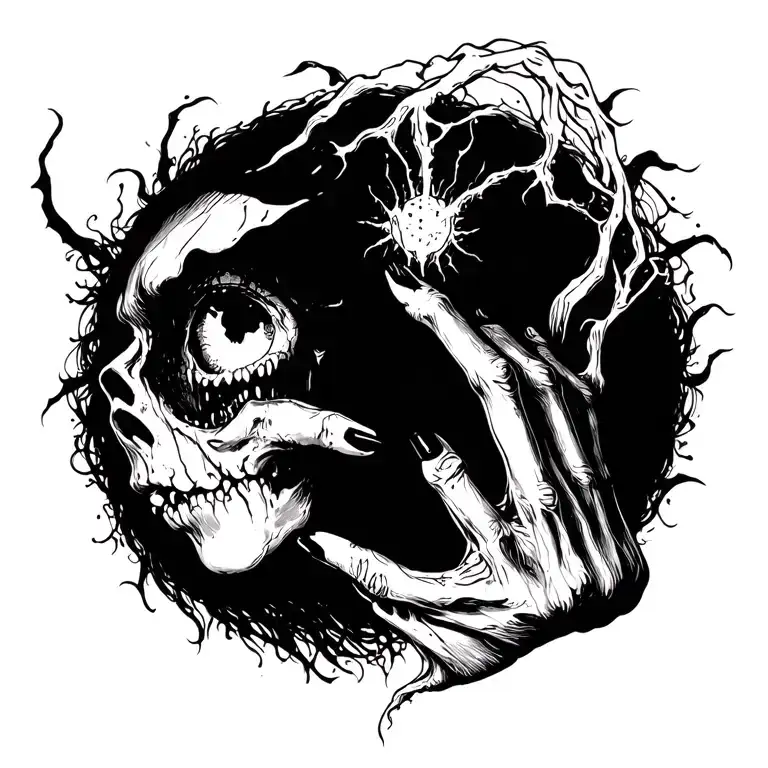 Gothic Blackwork Should Look Like Its Snatching The Soul From My Body