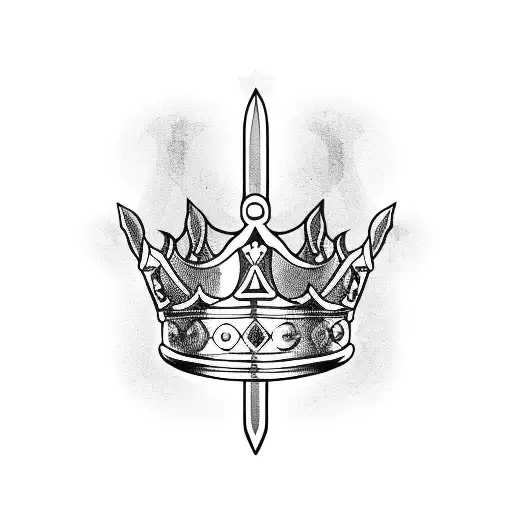 Sword With Kings Crown