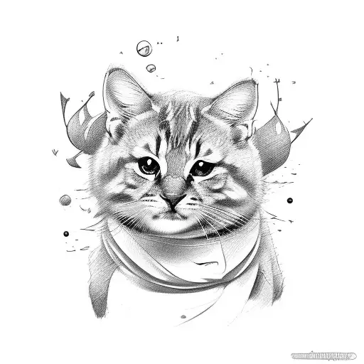 Cute Animal Sketch Representing Aggressive Sensitivity